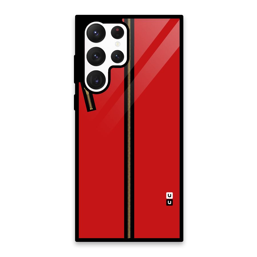 Money Heist Dress Code Minimalist Glass Back Case for Galaxy S22 Ultra 5G