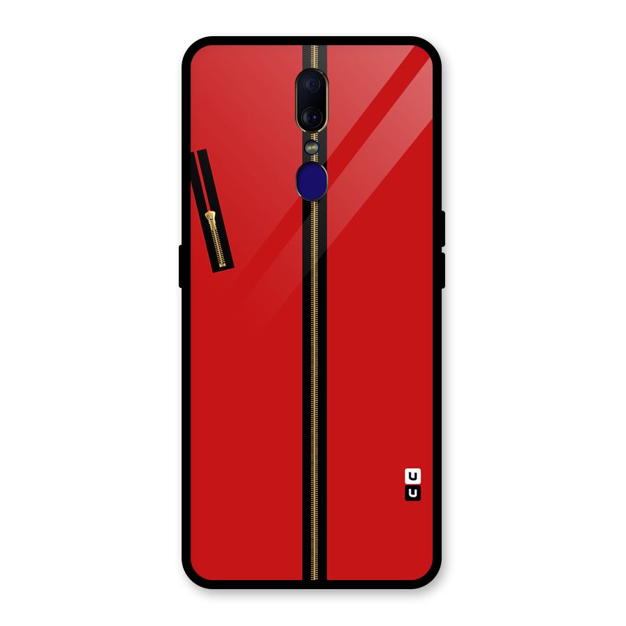 Money Heist Dress Code Minimalist Glass Back Case for Oppo F11