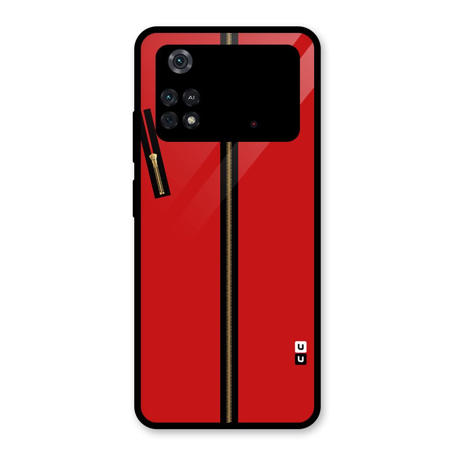 Money Heist Dress Code Minimalist Glass Back Case for Poco M4 Pro 4G