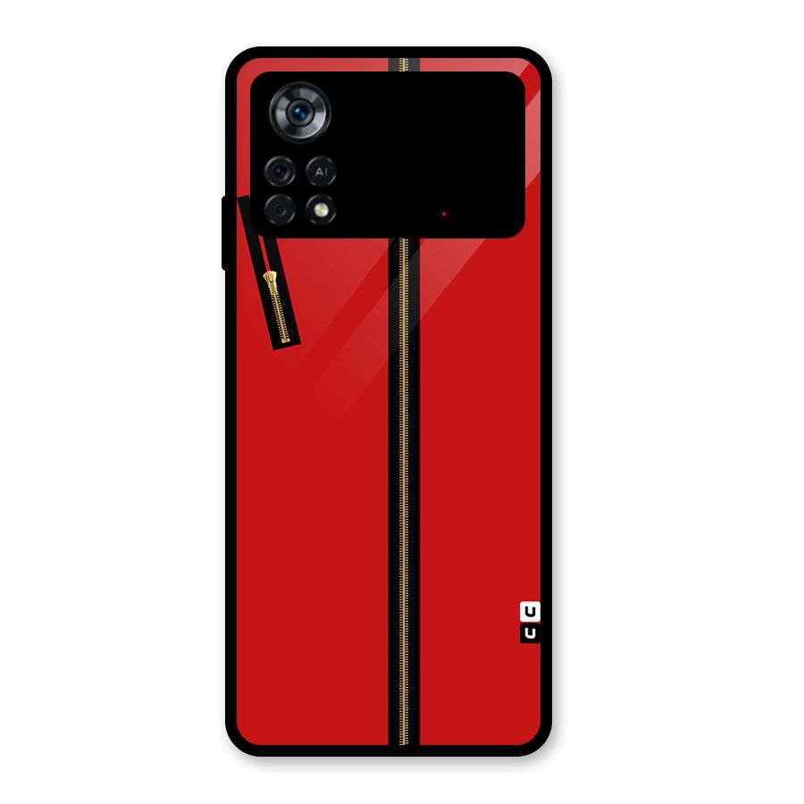 Money Heist Dress Code Minimalist Glass Back Case for Poco X4 Pro 5G