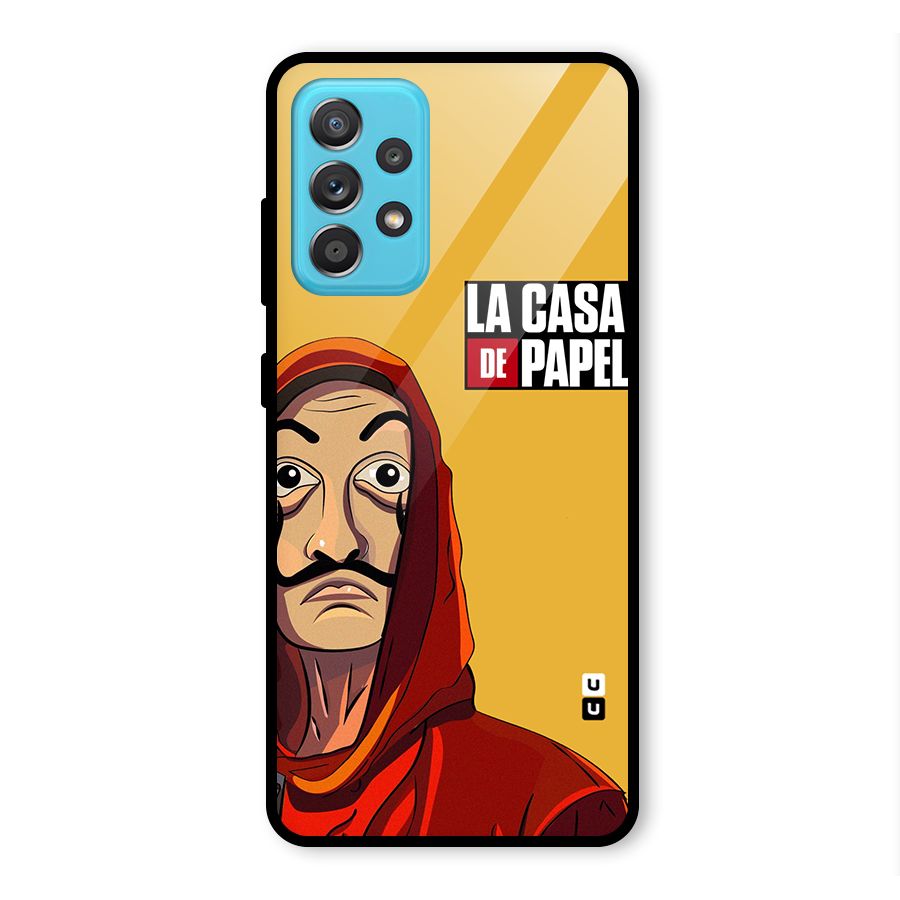 Money Heist La Casa De Papel Glass Back Case for Galaxy A52s 5G
