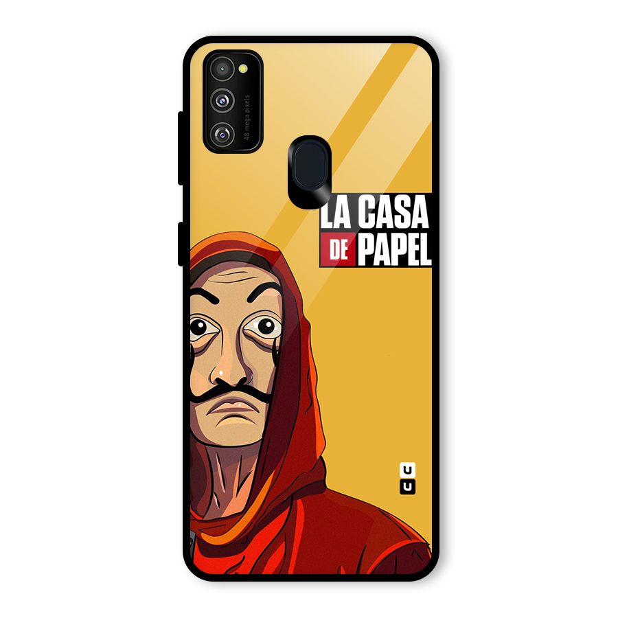 Money Heist La Casa De Papel Glass Back Case for Galaxy M30s