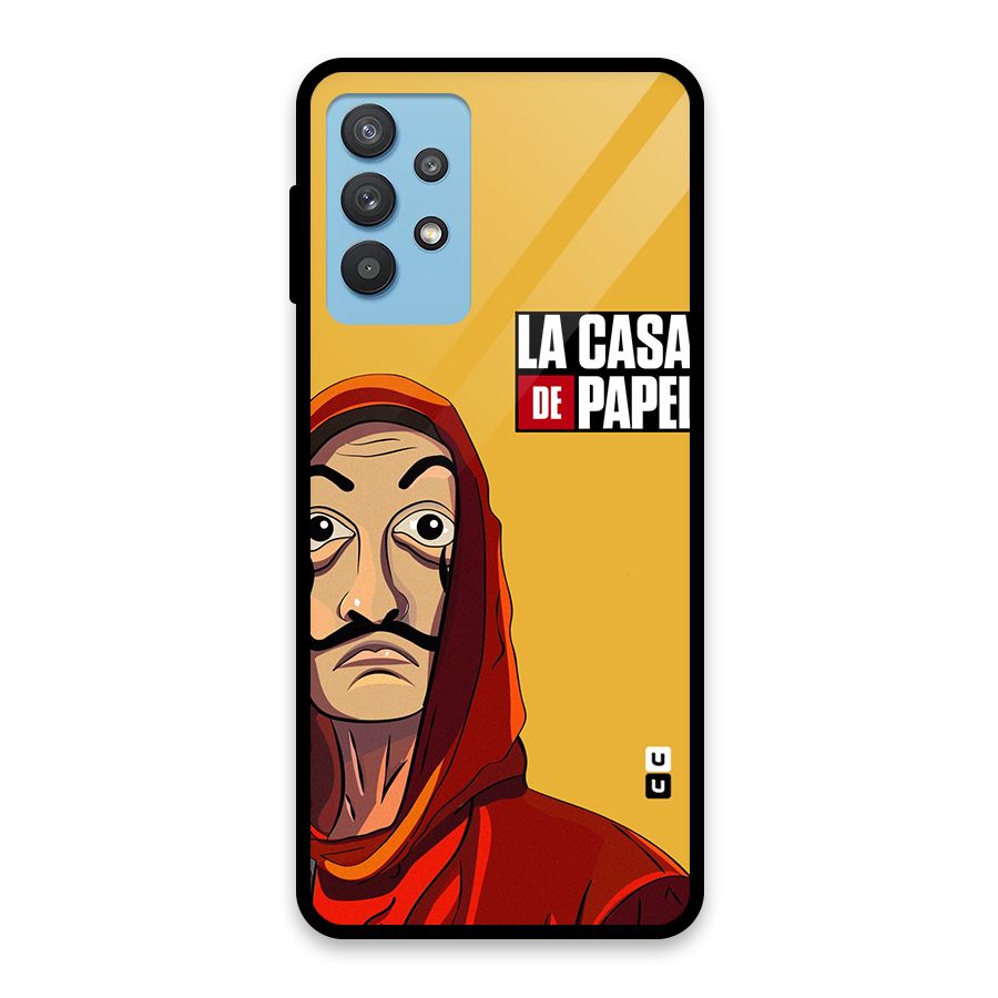 Money Heist La Casa De Papel Glass Back Case for Galaxy M32 5G