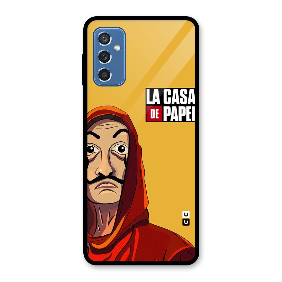 Money Heist La Casa De Papel Glass Back Case for Galaxy M52 5G