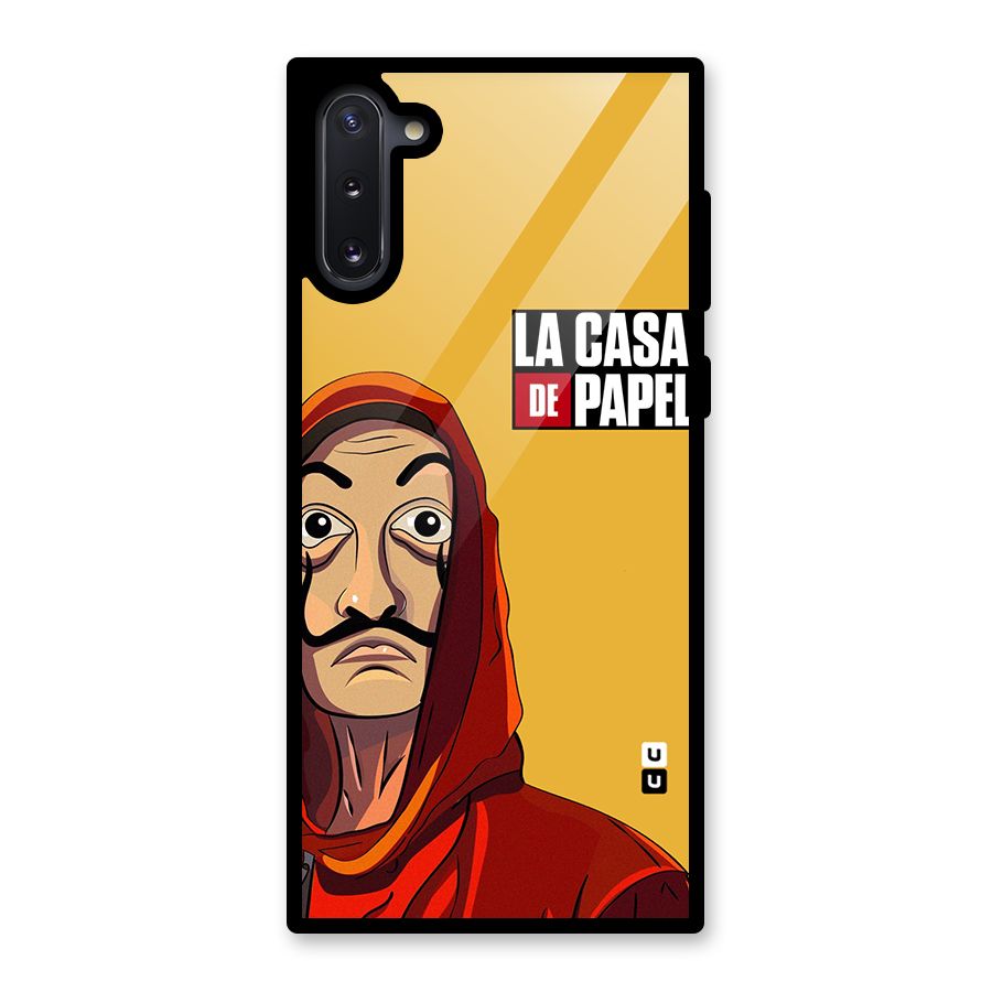 Money Heist La Casa De Papel Glass Back Case for Galaxy Note 10