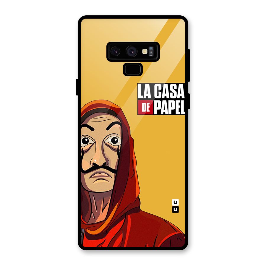 Money Heist La Casa De Papel Glass Back Case for Galaxy Note 9