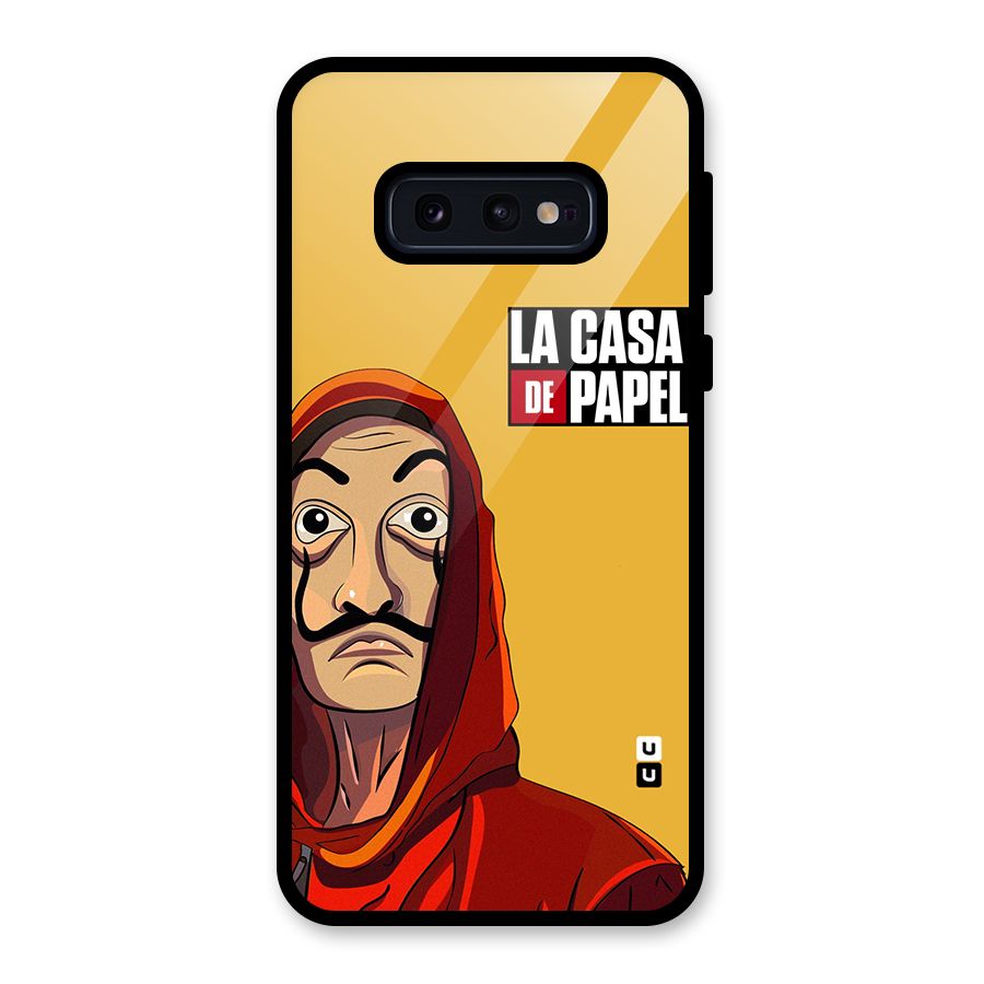 Money Heist La Casa De Papel Glass Back Case for Galaxy S10e