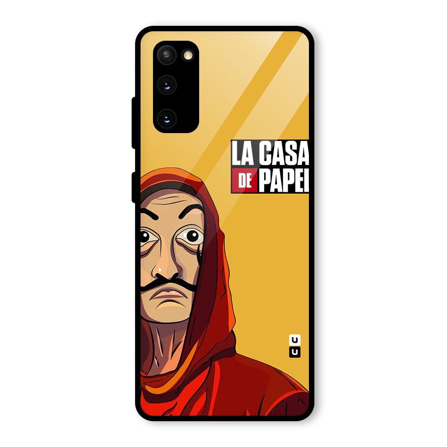 Money Heist La Casa De Papel Glass Back Case for Galaxy S20 FE