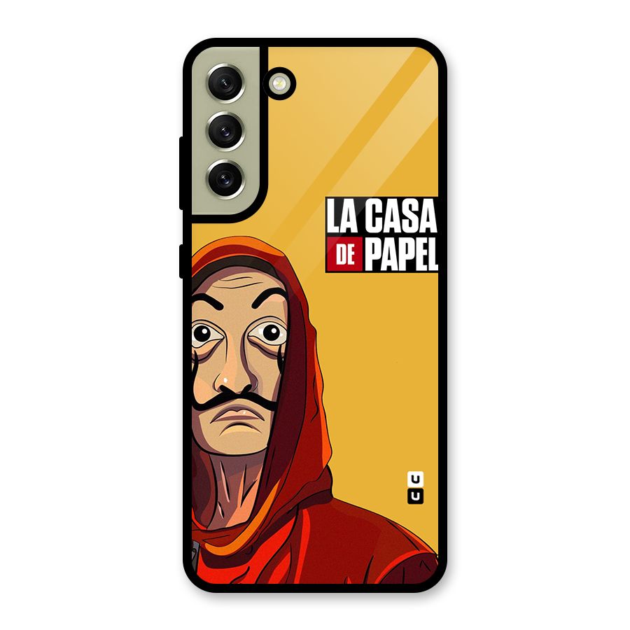 Money Heist La Casa De Papel Glass Back Case for Galaxy S21 FE 5G
