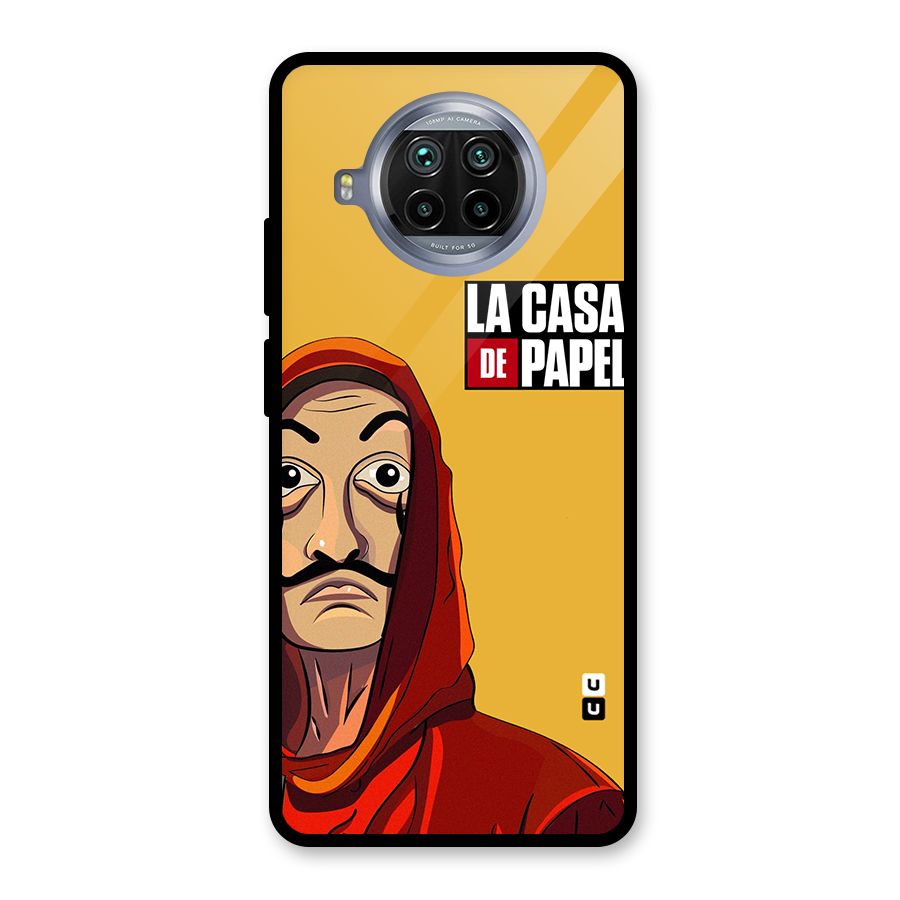 Money Heist La Casa De Papel Glass Back Case for Mi 10i