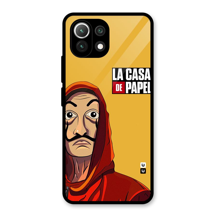 Money Heist La Casa De Papel Glass Back Case for Mi 11 Lite NE 5G
