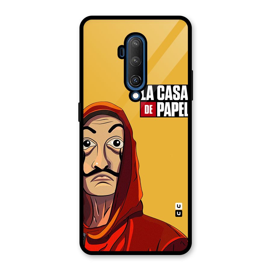 Money Heist La Casa De Papel Glass Back Case for OnePlus 7T Pro