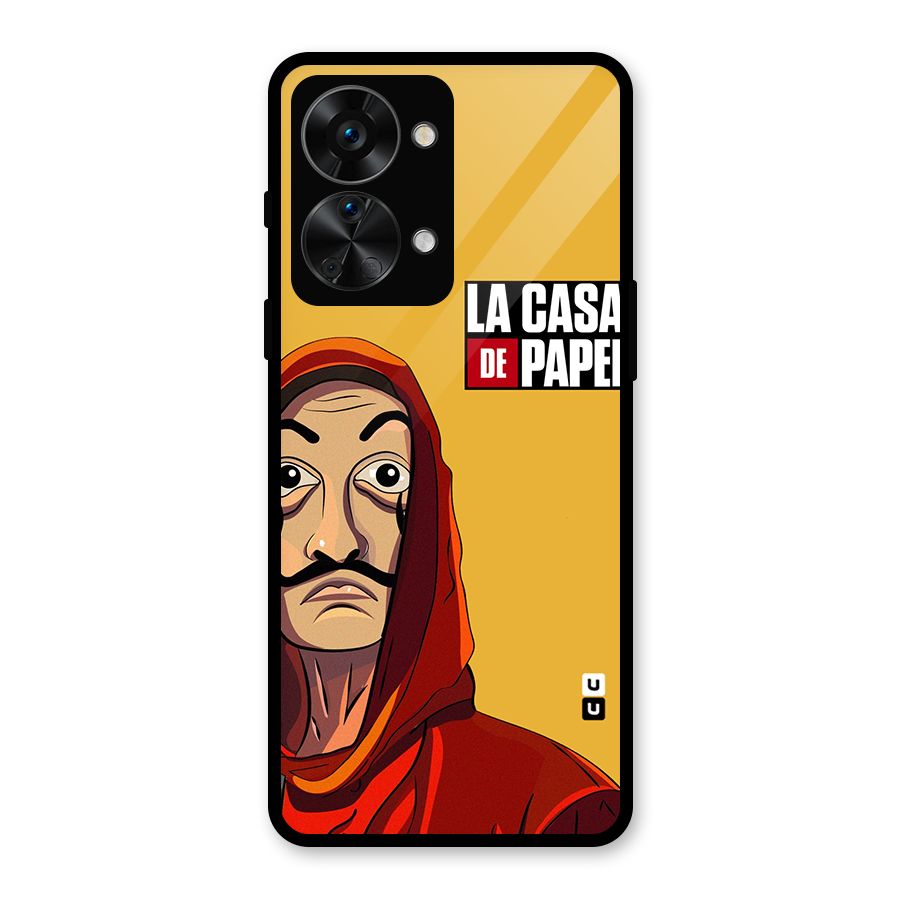 Money Heist La Casa De Papel Glass Back Case for OnePlus Nord 2T