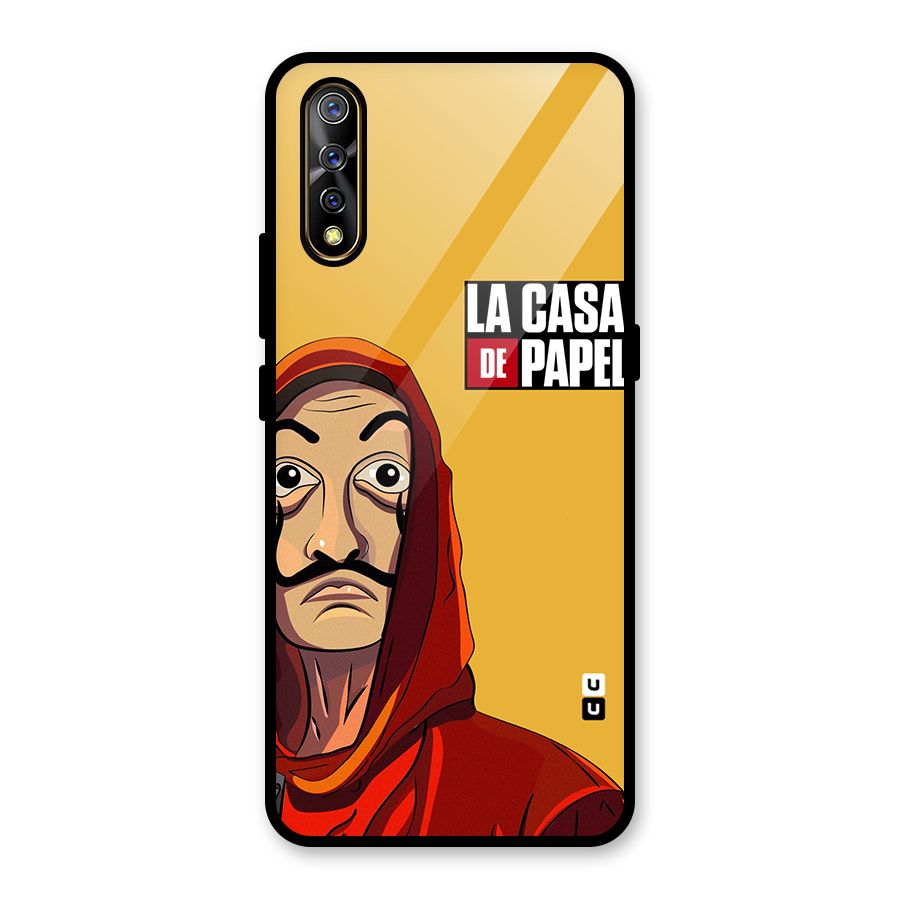 Money Heist La Casa De Papel Glass Back Case for Vivo S1
