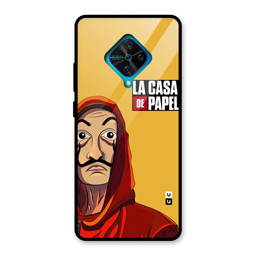 Money Heist La Casa De Papel Glass Back Case for Vivo S1 Pro