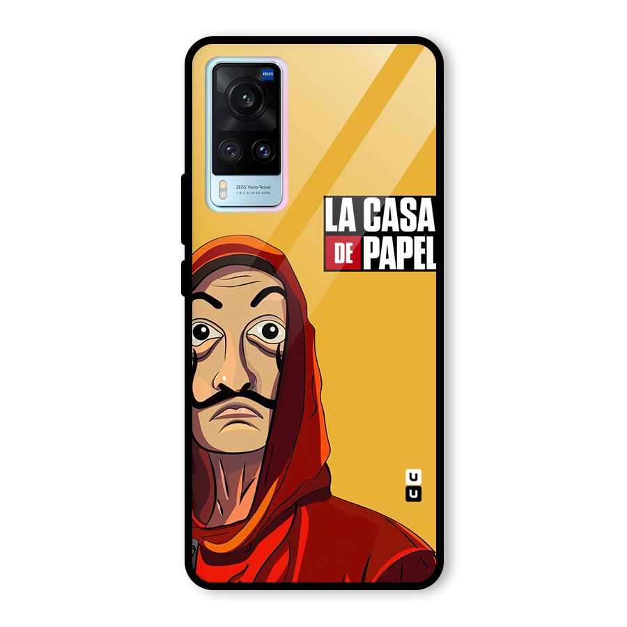 Money Heist La Casa De Papel Glass Back Case for Vivo X60