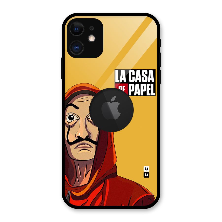 Money Heist La Casa De Papel Glass Back Case for iPhone 11 Logo Cut