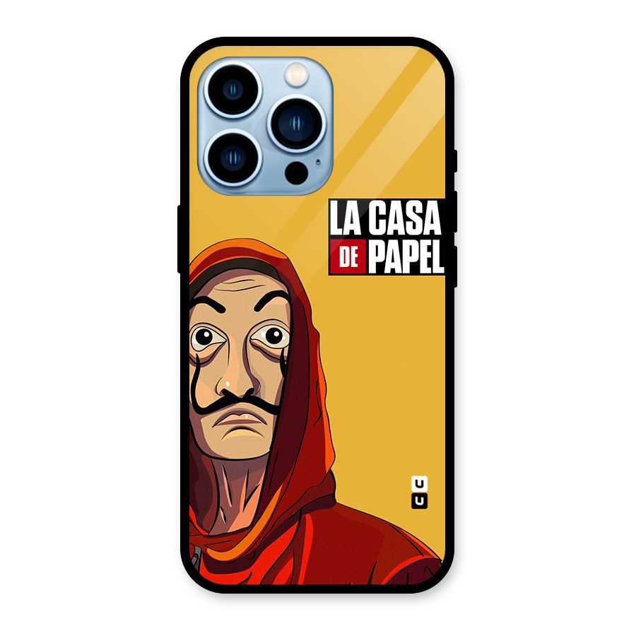 Money Heist La Casa De Papel Glass Back Case for iPhone 13 Pro