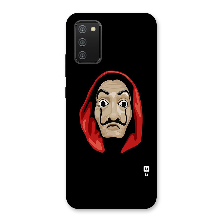Money Heist Mask Back Case for Galaxy M02s