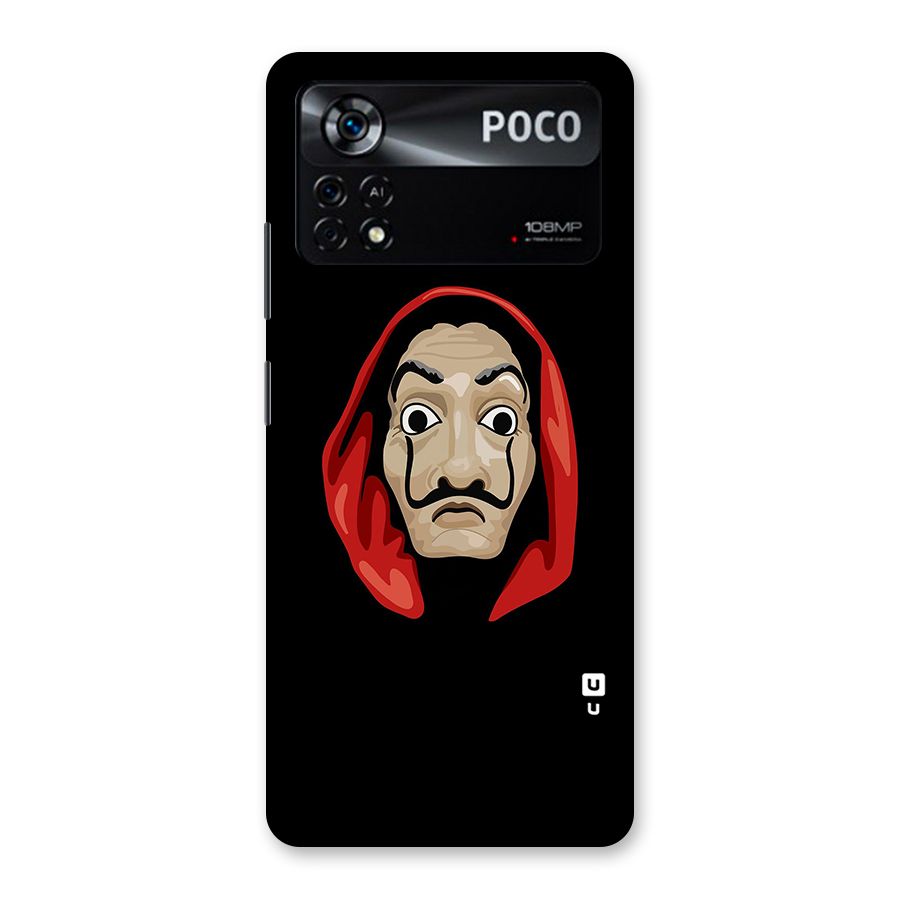 Money Heist Mask Back Case for Poco X4 Pro 5G