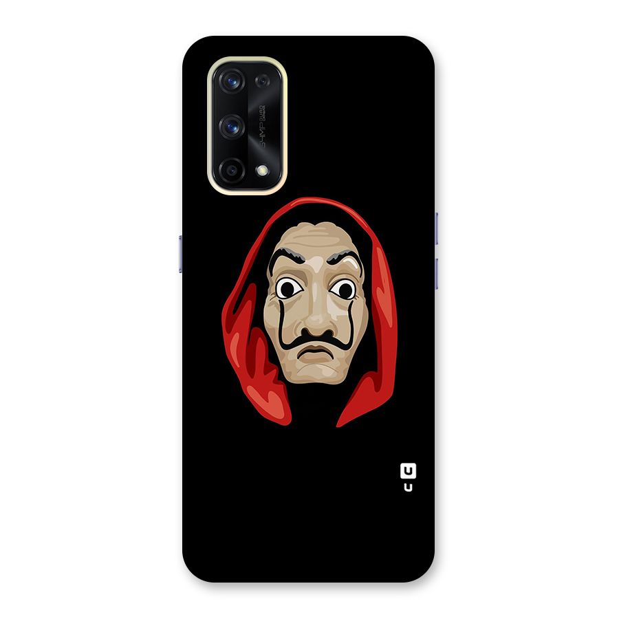 Money Heist Mask Glass Back Case for Realme X7 Pro