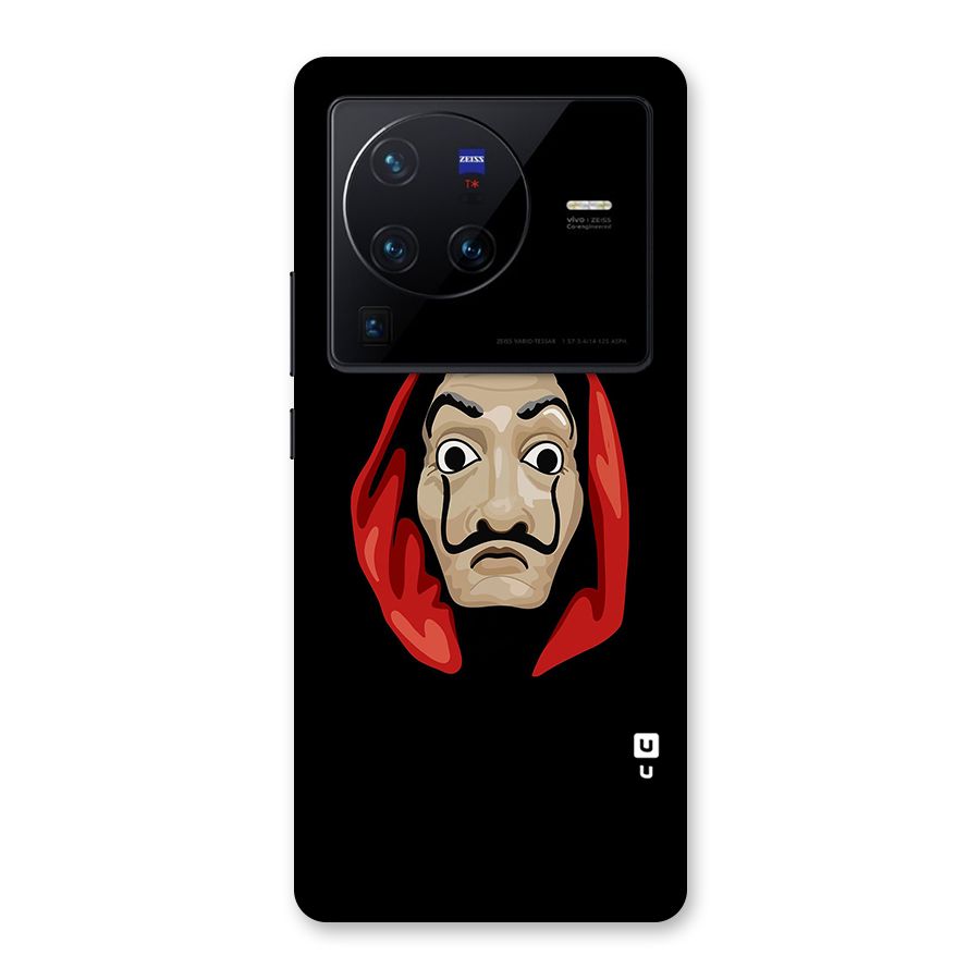 Money Heist Mask Back Case for Vivo X80 Pro
