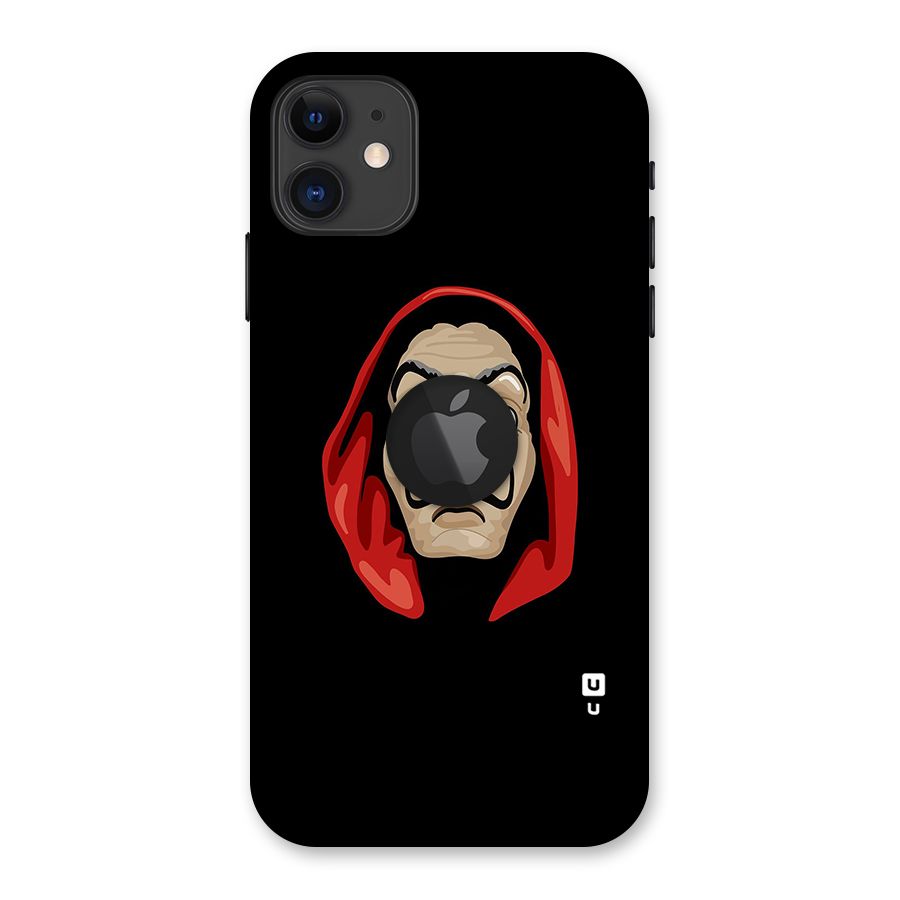 Money Heist Mask Back Case for iPhone 11 Logo Cut