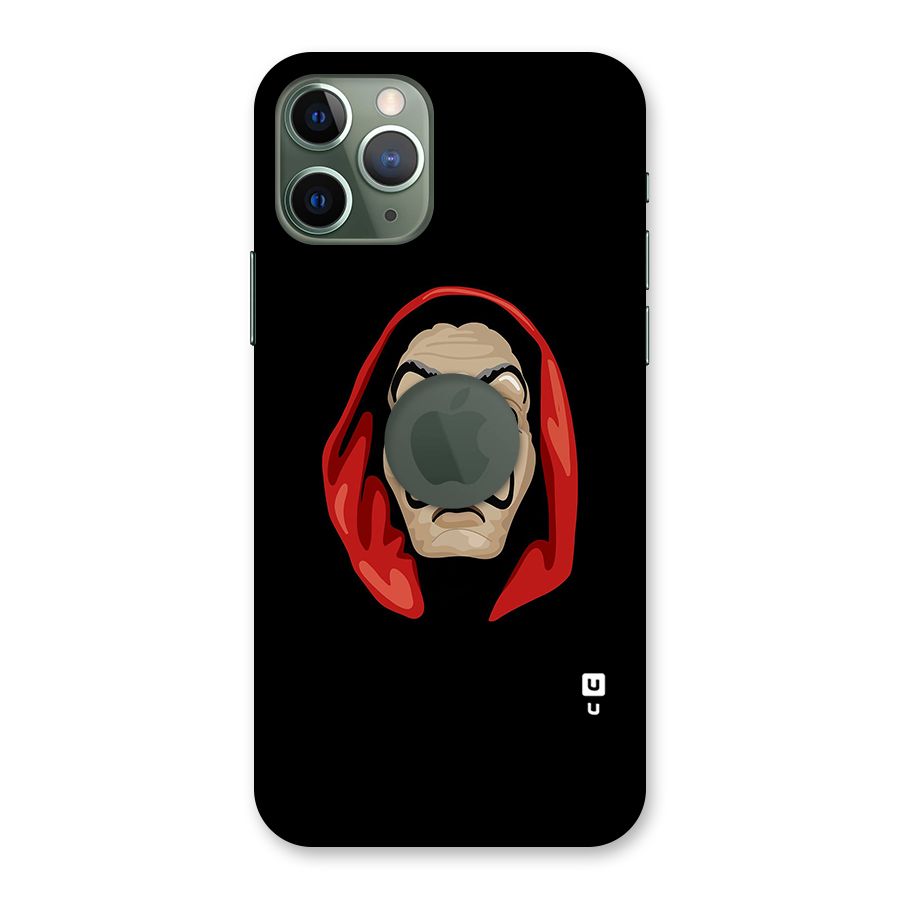 Money Heist Mask Back Case for iPhone 11 Pro Logo  Cut