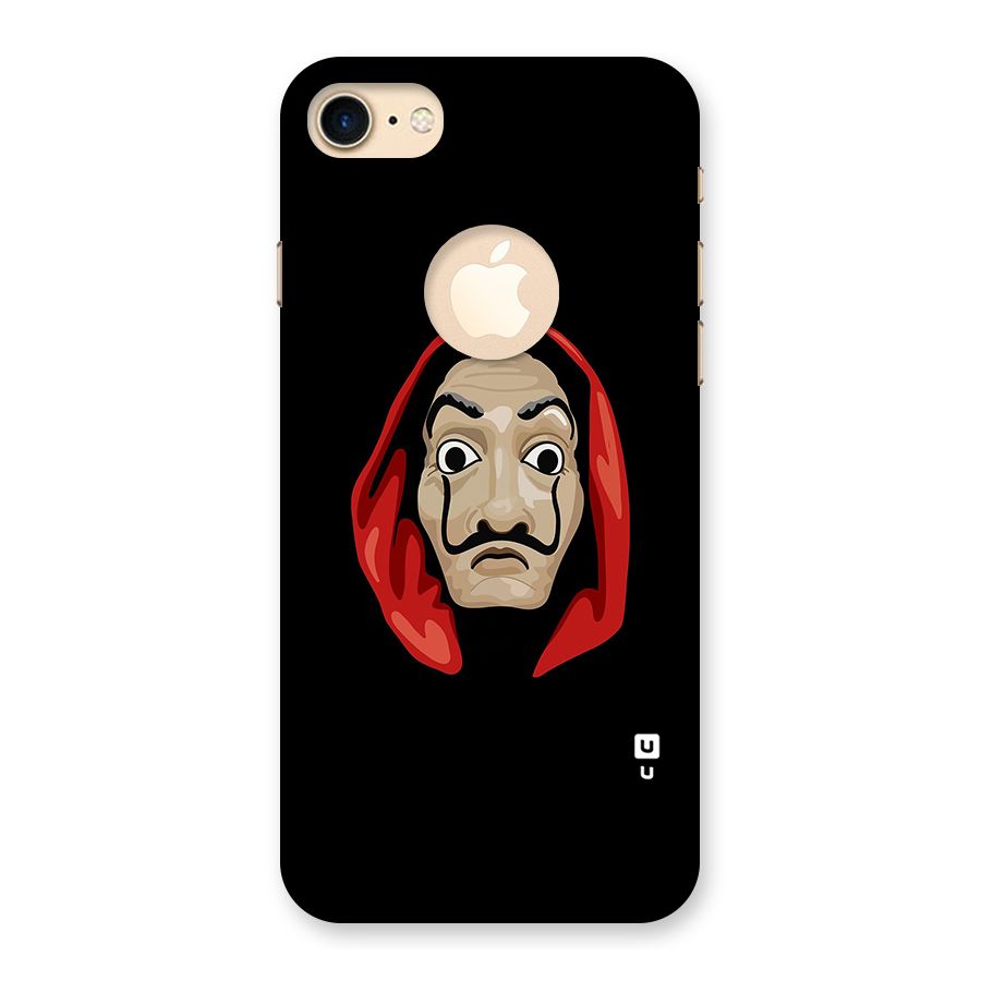 Money Heist Mask Back Case for iPhone 7 Logo Cut
