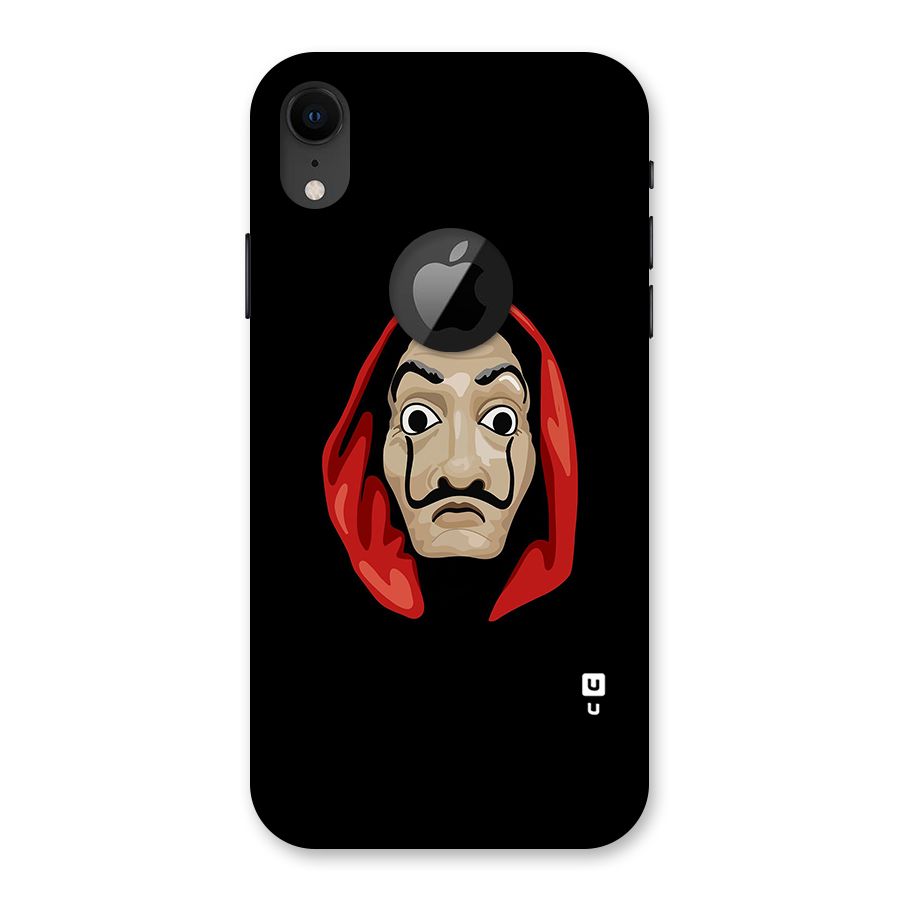 Money Heist Mask Back Case for iPhone XR Logo Cut