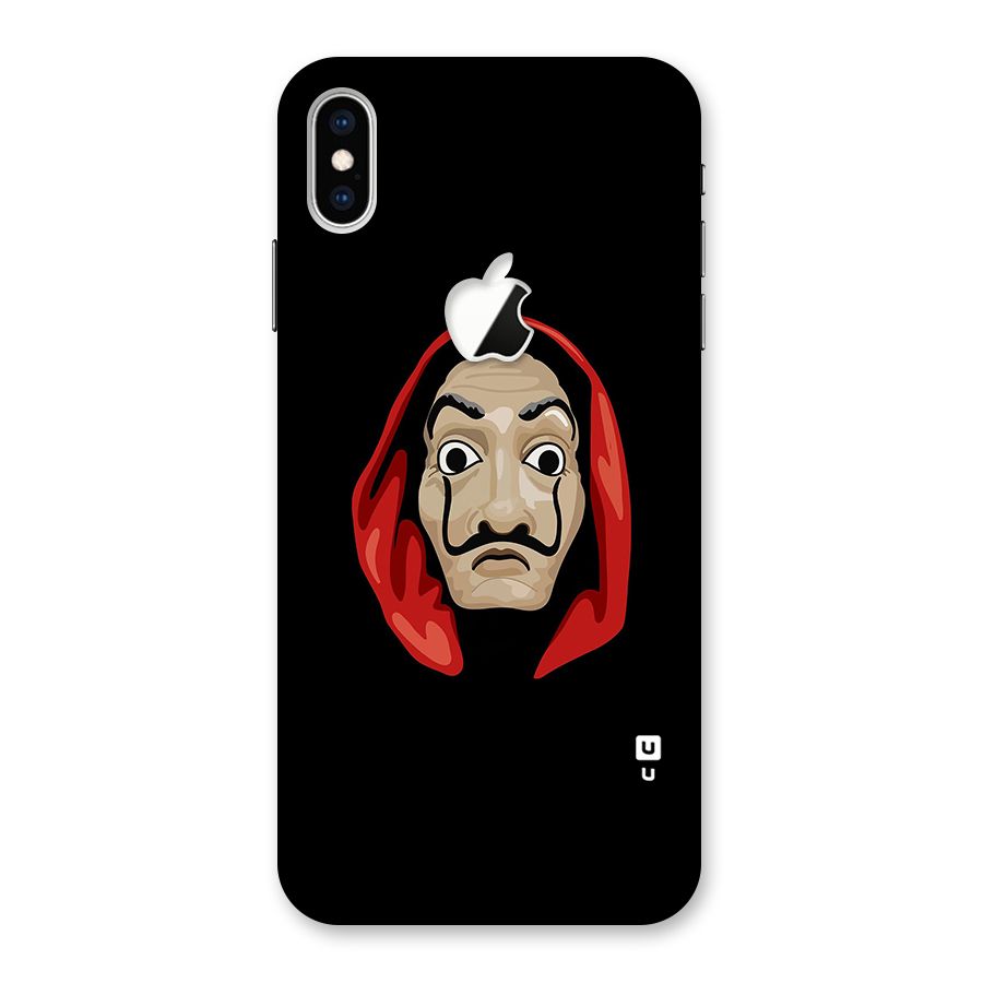 Money Heist Mask Back Case for iPhone XS Max Apple Cut