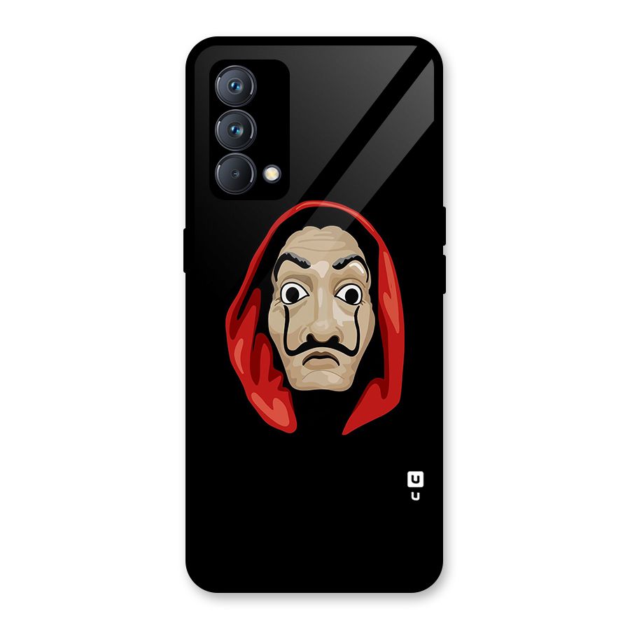 Money Heist Mask Glass Back Case for Realme GT Master Edition