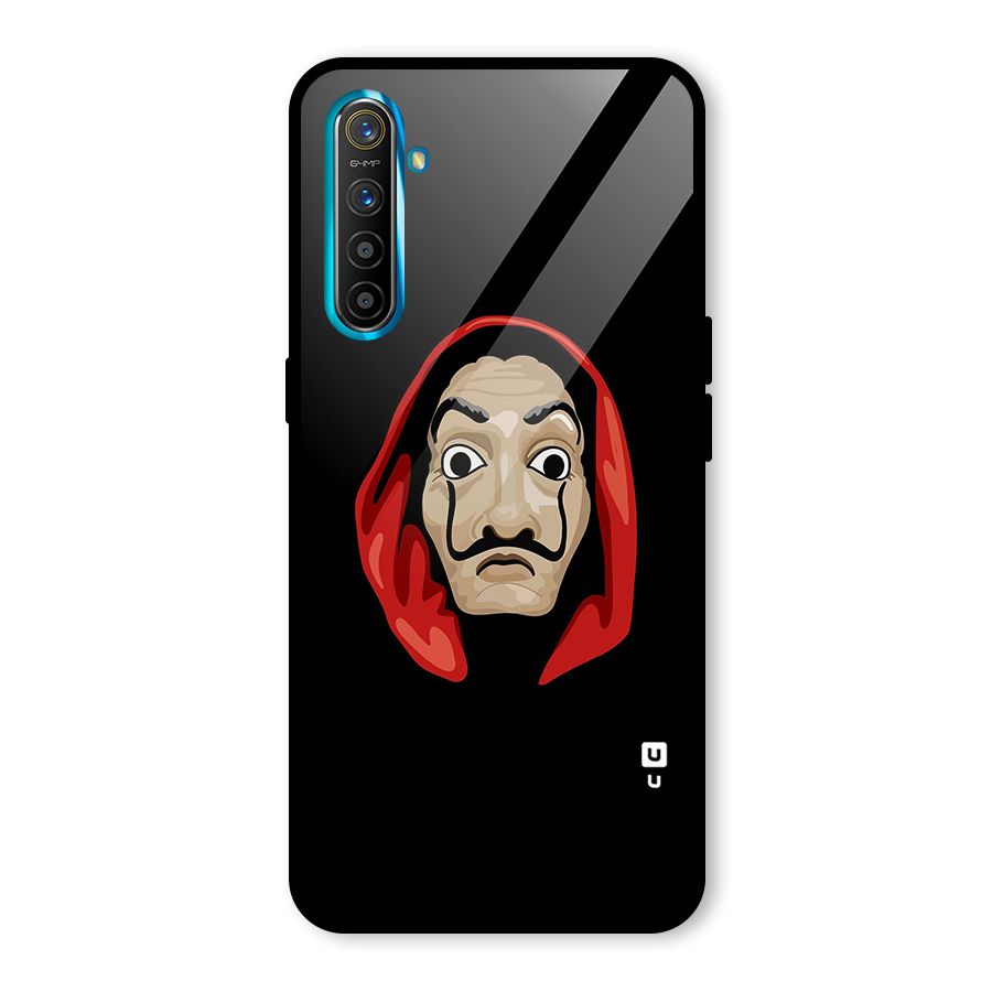 Money Heist Mask Glass Back Case for Realme X2