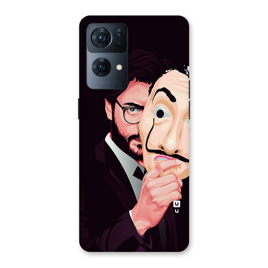 Money Heist Professor Art Back Case for Oppo Reno7 Pro 5G