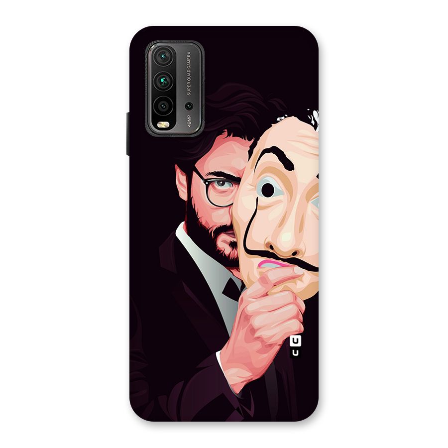 Money Heist Professor Art Back Case for Redmi 9 Power