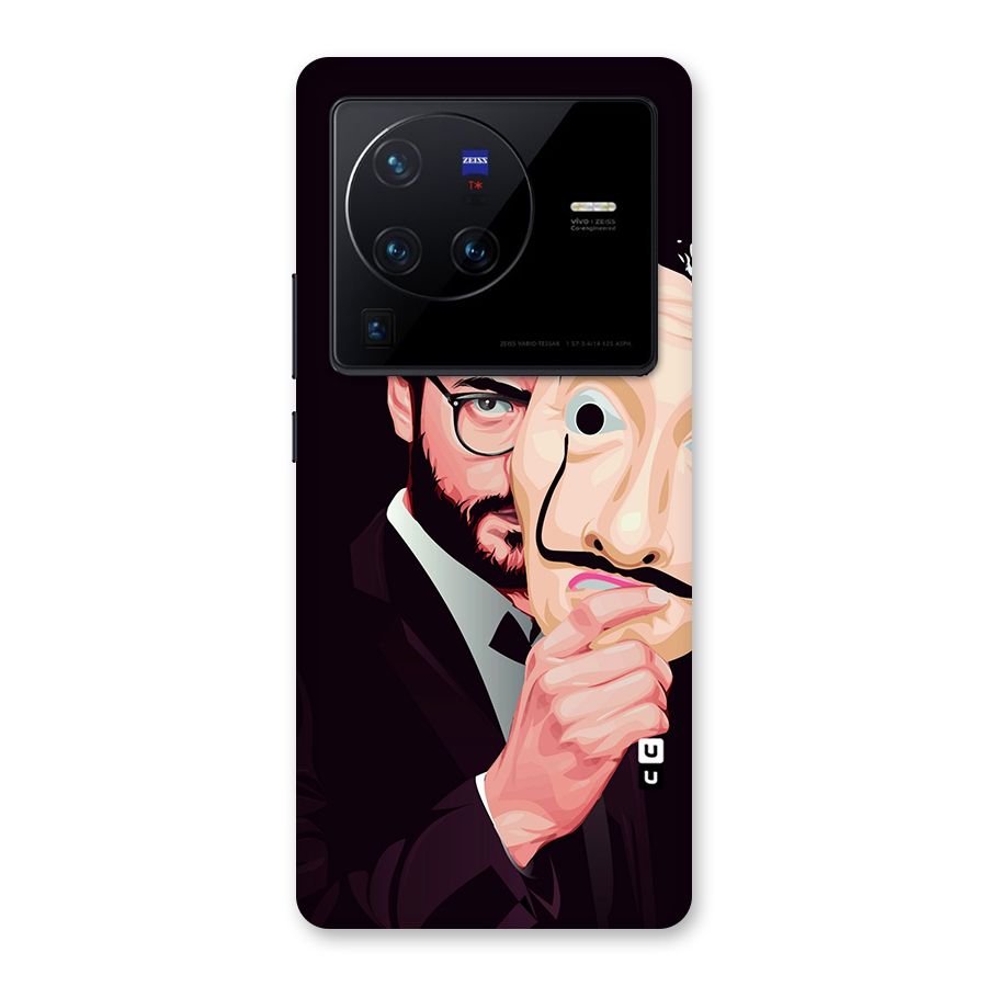 Money Heist Professor Art Back Case for Vivo X80 Pro