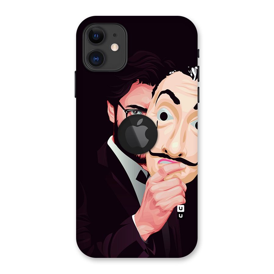 Money Heist Professor Art Back Case for iPhone 11 Logo Cut