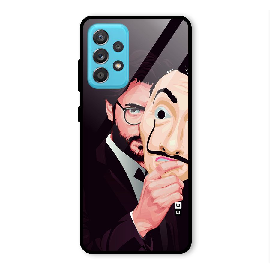 Money Heist Professor Art Glass Back Case for Galaxy A52