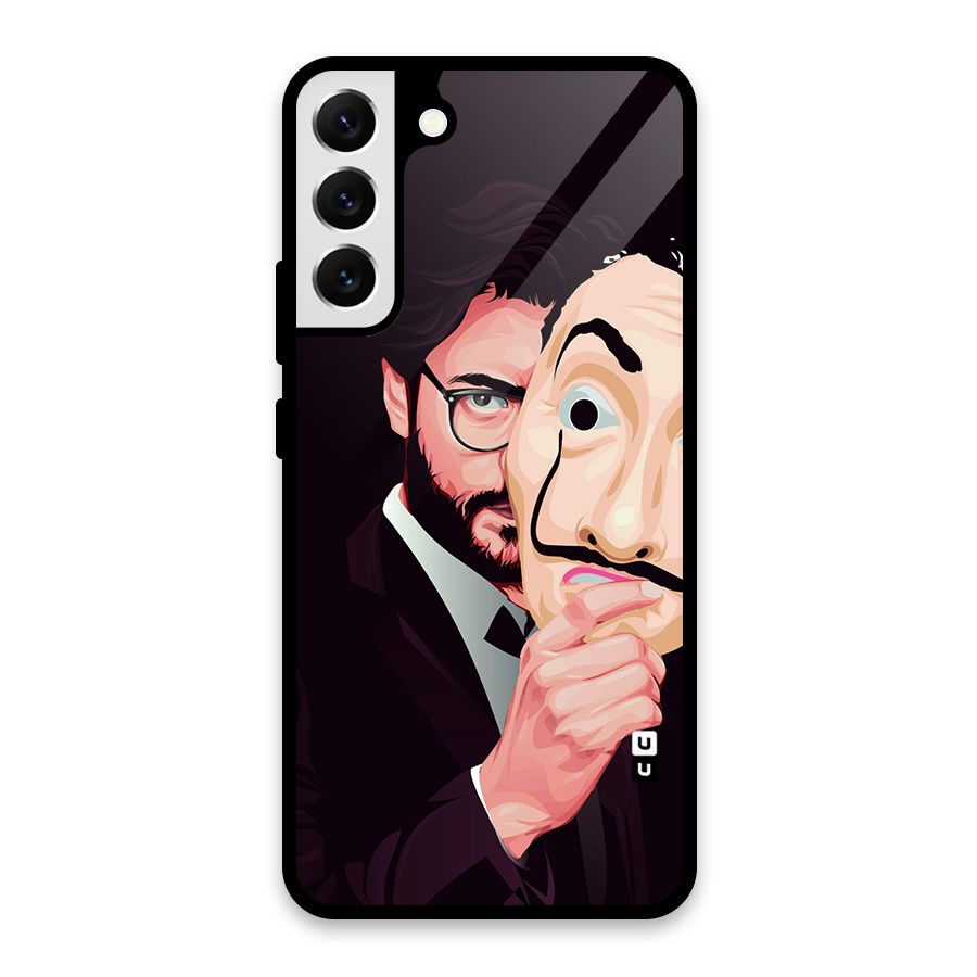 Money Heist Professor Art Glass Back Case for Galaxy S22 Plus 5G