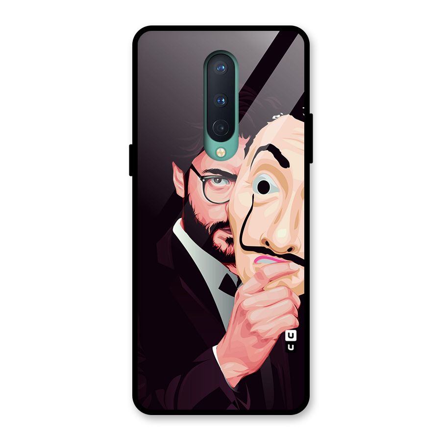 Money Heist Professor Art Glass Back Case for OnePlus 8