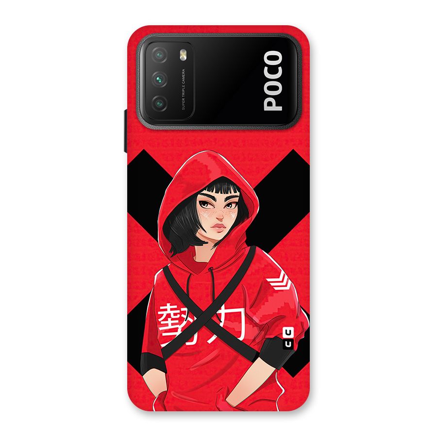 Money Heist Tokyo Digital Art Back Case for Poco M3