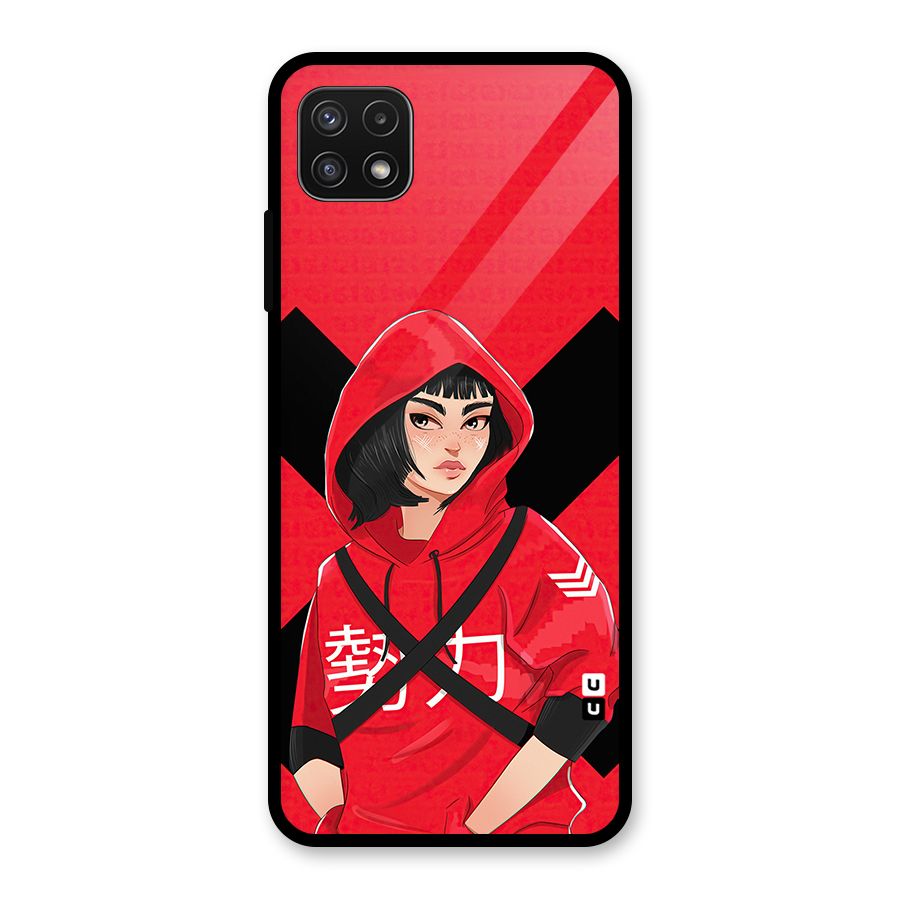 Money Heist Tokyo Digital Art Glass Back Case for Galaxy A22 5G