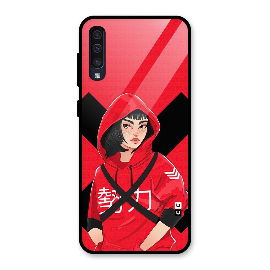 Money Heist Tokyo Digital Art Glass Back Case for Galaxy A30s