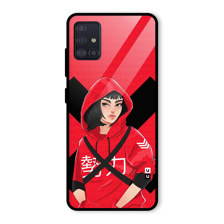 Money Heist Tokyo Digital Art Glass Back Case for Galaxy A51