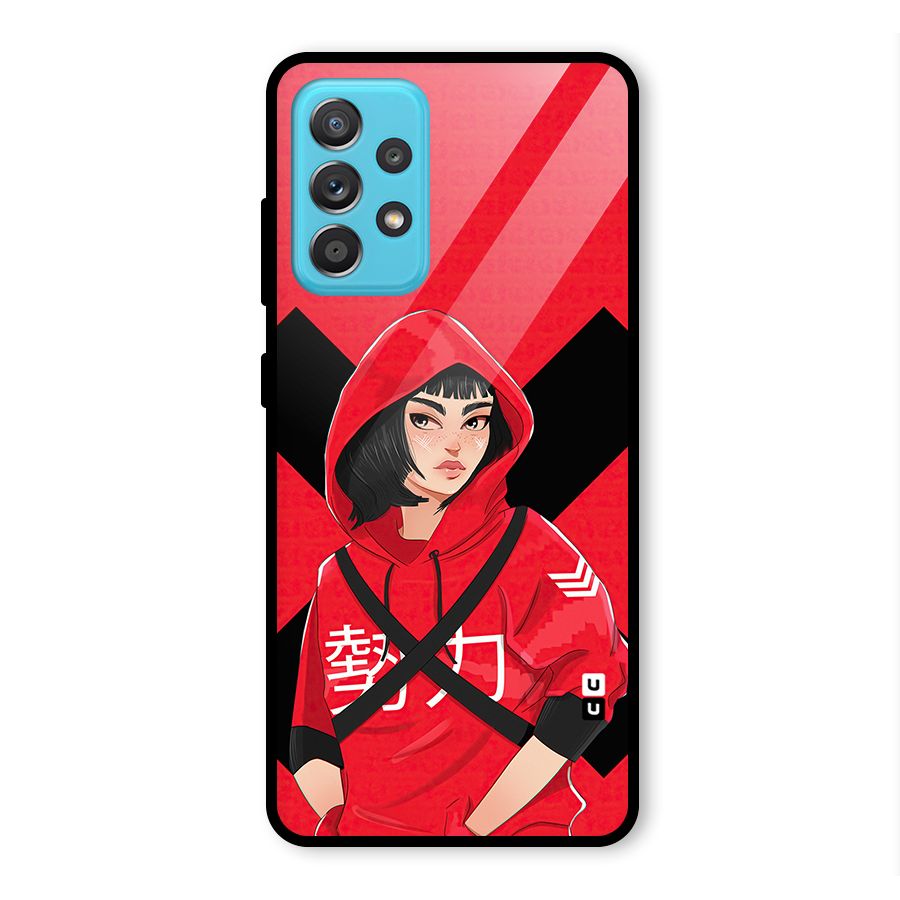 Money Heist Tokyo Digital Art Glass Back Case for Galaxy A52s 5G