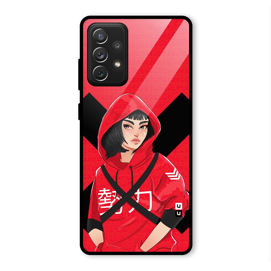 Money Heist Tokyo Digital Art Glass Back Case for Galaxy A72