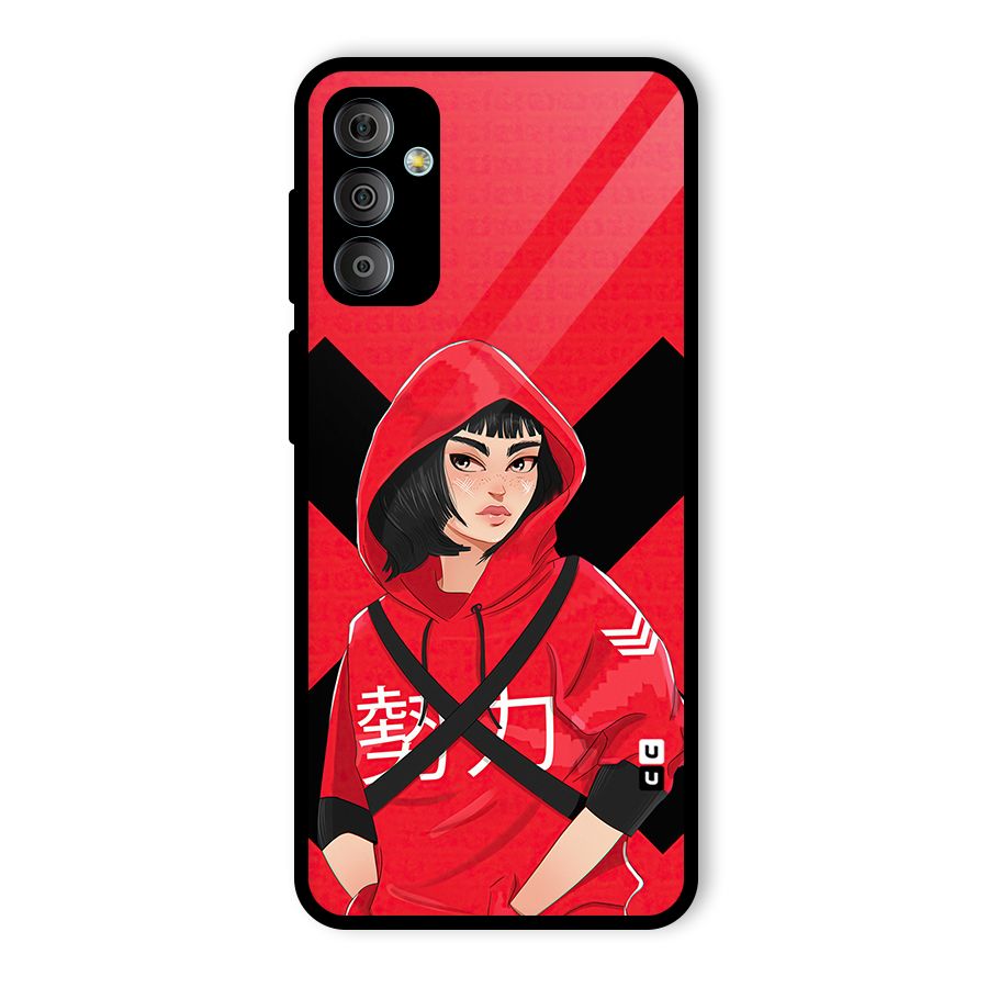 Money Heist Tokyo Digital Art Glass Back Case for Galaxy F23