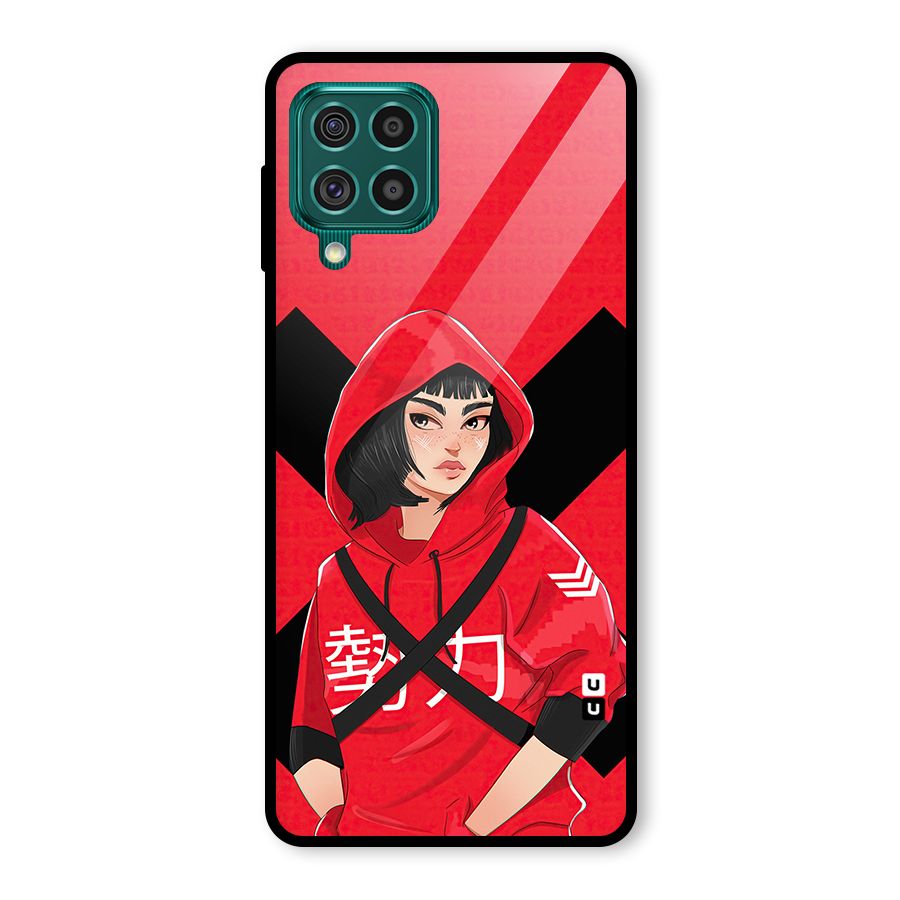 Money Heist Tokyo Digital Art Glass Back Case for Galaxy F62