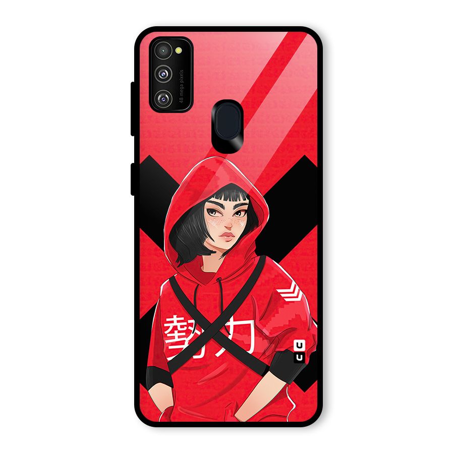 Money Heist Tokyo Digital Art Glass Back Case for Galaxy M30s