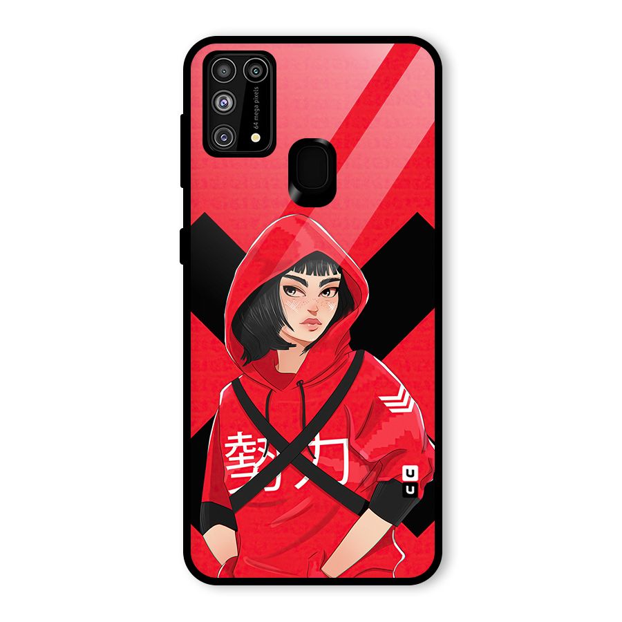 Money Heist Tokyo Digital Art Glass Back Case for Galaxy M31